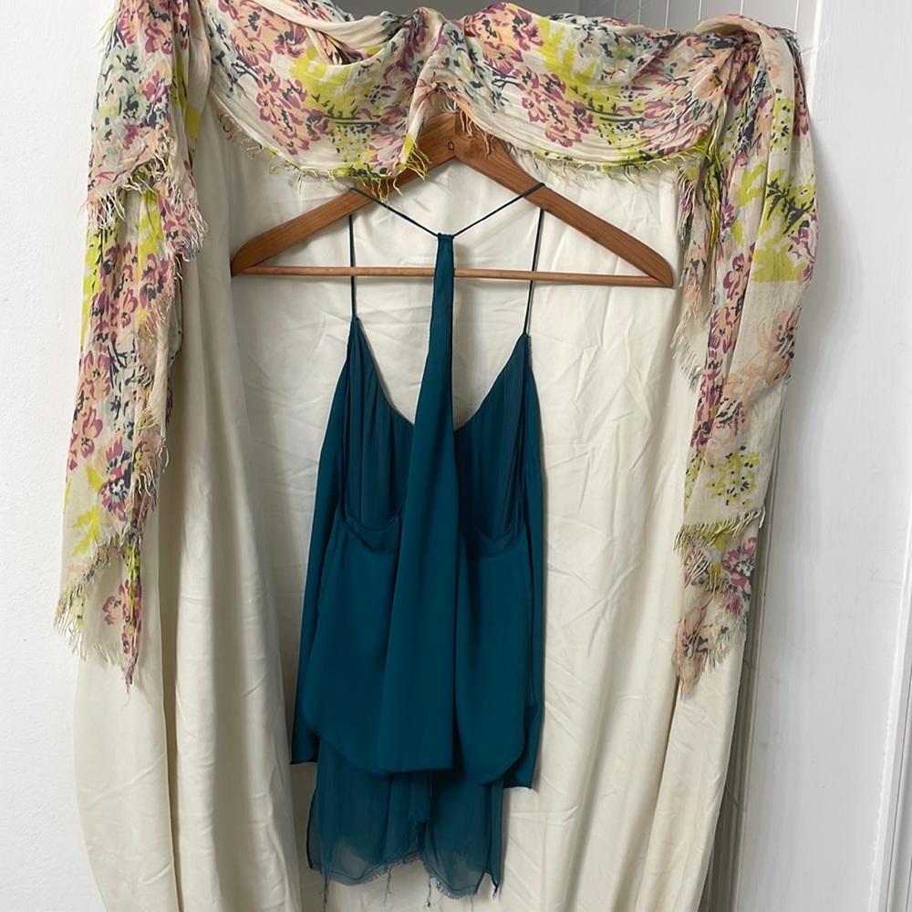 Turquoise Intimately Free People top - Picture 2 of 3
